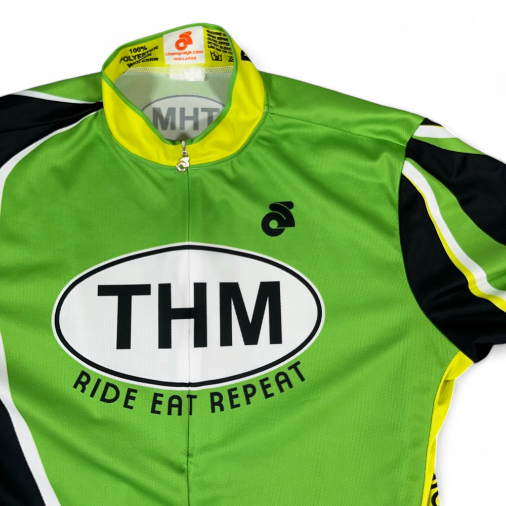 Champion System Cycling Jersey Green Indiana Ride Eat Repeat Women 3XL - Picture 2 of 11